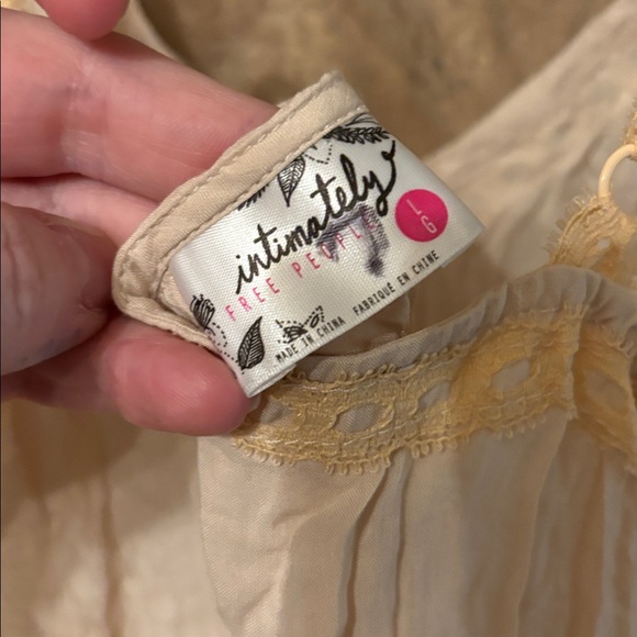 NWT Cotton and lace Godet slip dress - Picture 5 of 12